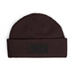 London Cuff Beanie – Embroidered City Knit Hat Hats Printify One size Plum