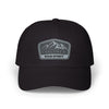 Explorer Wild Spirit Dad Cap — Embroidered Mountain Patch Baseball Hat Hats Printify One size Black