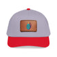 Leather Patch Baseball Cap — Retro Grenade Patch Hat