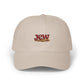 Embroidered 'Jew' Dad Cap — Casual Pride Baseball Hat Hats Printify Stone One size
