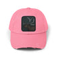 Distressed Forest Moose Cap Hats Printify True Pink One size