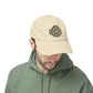 Distressed John Deere Logo Cap — Vintage Farm Equipment Baseball Hat Hats Printify