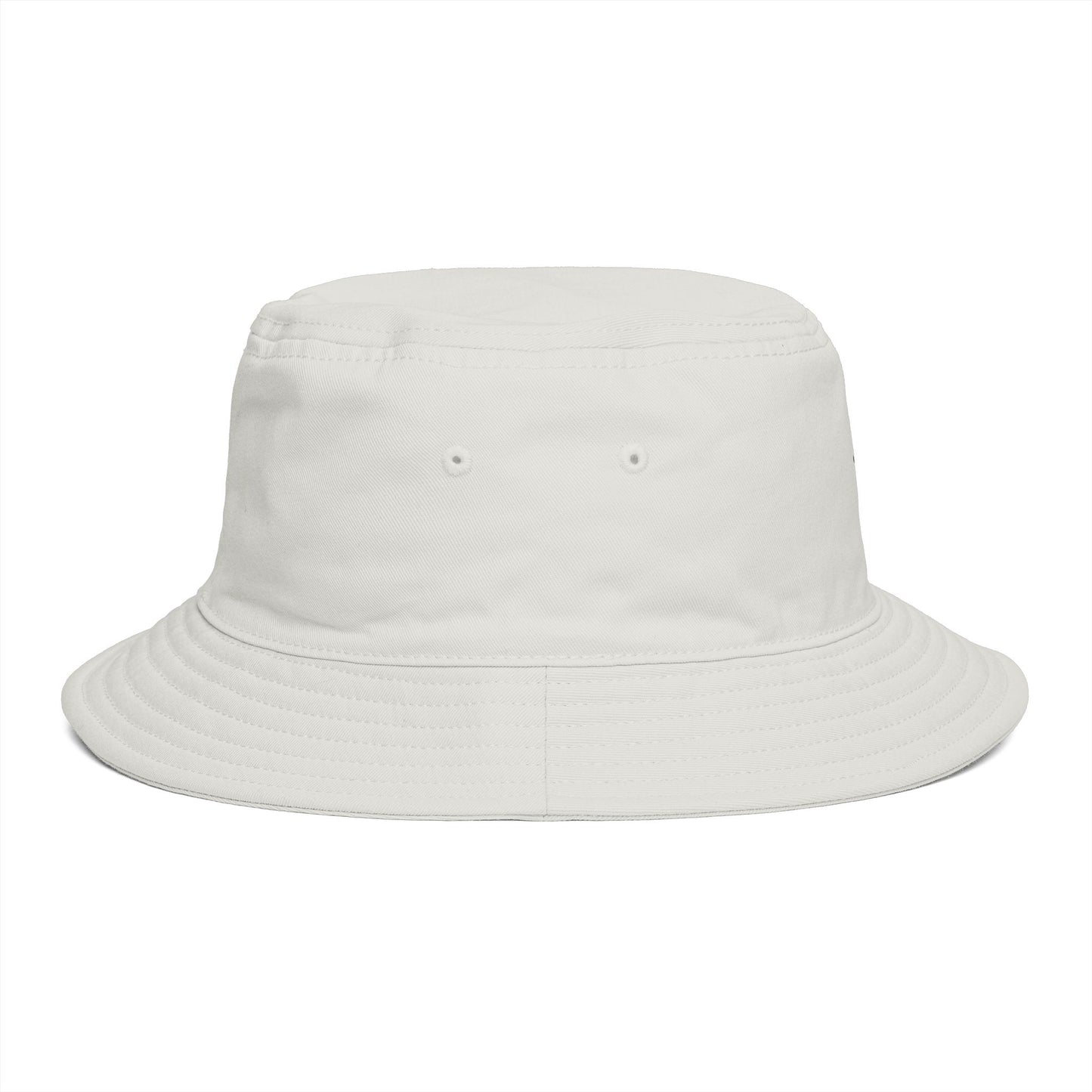 Red Pushpin Embroidered Bucket Hat - Minimal Casual Sun Hat Hats Printify