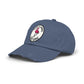 Distressed Surf Cap — "Filthy Flamingo Surf Gang" Embroidered Patch Hat