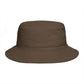 Red Pushpin Embroidered Bucket Hat - Minimal Casual Sun Hat