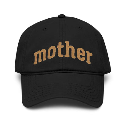 Mother Glitter Washed Baseball Cap — Sparkle Mom Hat for Mother's Day & Gifts
