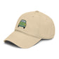 Vintage Green Car Embroidered Baseball Cap — Washed Cotton Dad Hat Hats Printify