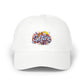 Classic Dad Cap — 'Culture' Colorful Graffiti Embroidered Baseball Hat Hats Printify White One size