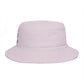 Brown Bucket Hat with Cute White Cat Embroidery — Casual Cat Lover Accessory