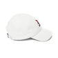 No Kings Embroidered Dad Cap — Casual White Baseball Hat Hats Printify