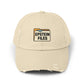 Distressed Cap — "Epstein Files" Vintage Folder Patch Hats Printify Stone One size