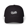 Classic Dad Cap – Minimal Script Embroidered Baseball Hat Hats Printify Black One size