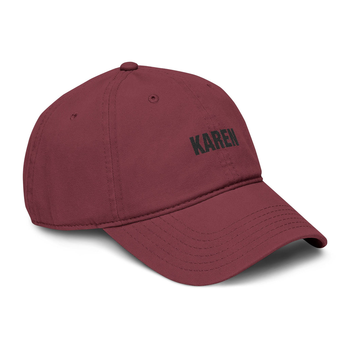 Karen Embroidered Washed Baseball Cap