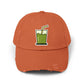 Unisex Distressed Cap Hats Printify Burnt Orange One size