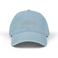 Coastal Embroidered Denim Hat — Casual Beach Baseball Cap Hats Printify One size Light Blue