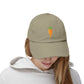 Carrot Patch Distressed Cap — Cute Embroidered Vegetable Baseball Hat Hats Printify