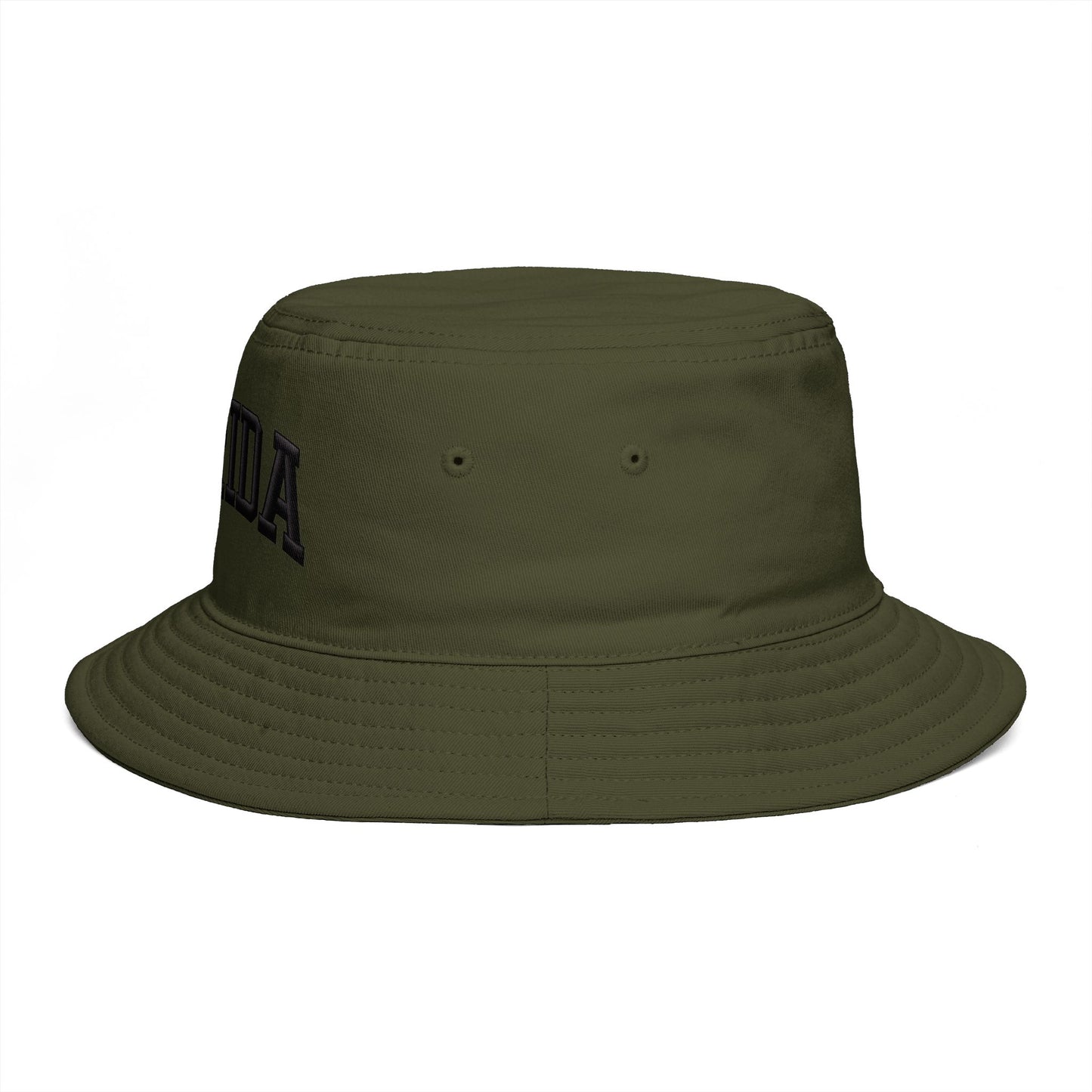 Florida Embroidered Bucket Hat — Retro Collegiate Sun Hat Hats Printify