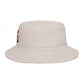 No Kings Bucket Hat — Rebellious Crown Graphic Cotton Bucket Hat Hats Printify
