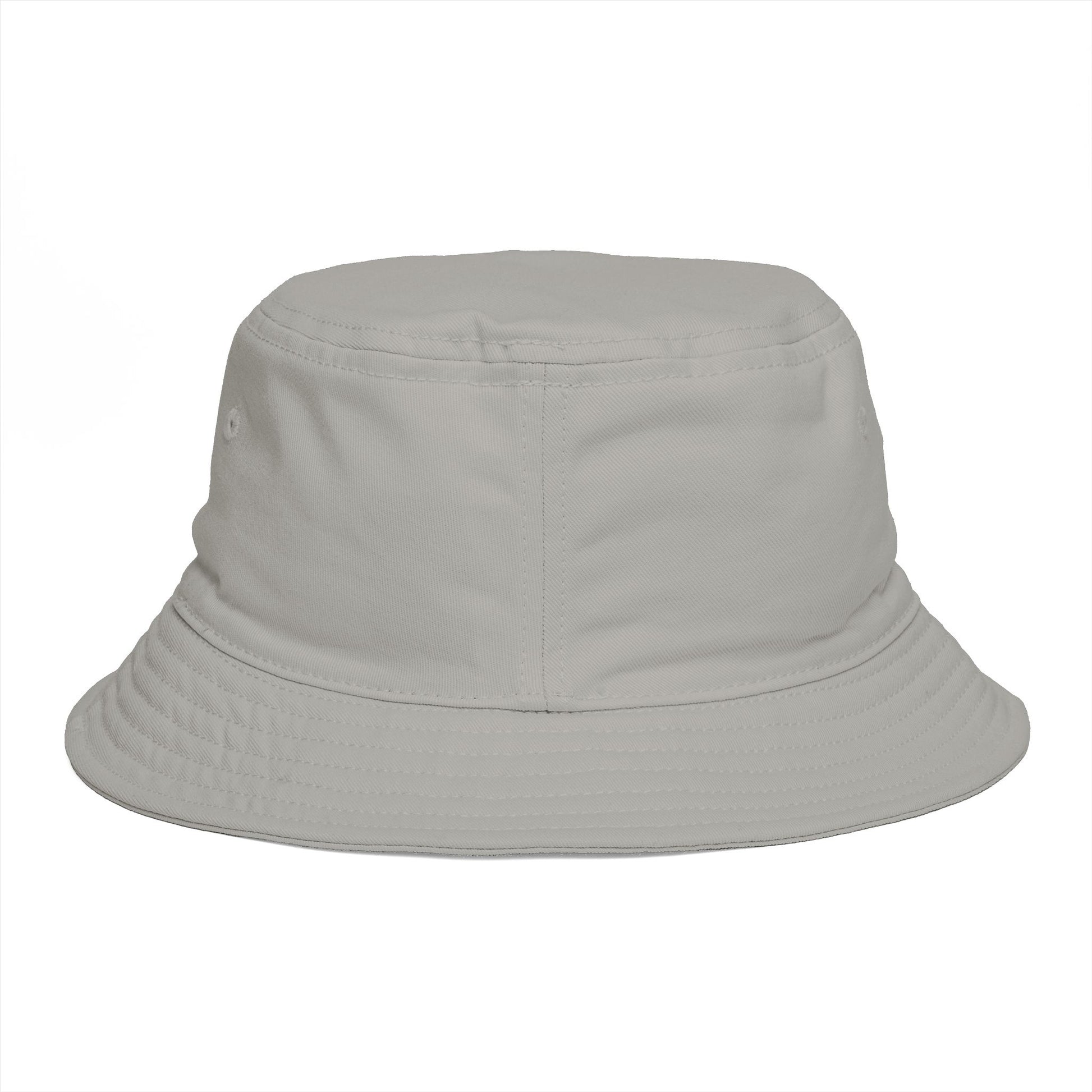 Flamingo Embroidered Bucket Hat — Brown Tropical Summer Sun Hat Hats Printify