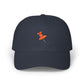 Embroidered Pushpin Dad Cap – Minimal Retro Office Hat Hats Printify Navy One size
