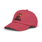Distressed Black Cap — ‘Kings’ Crown Graphic Dad Hat