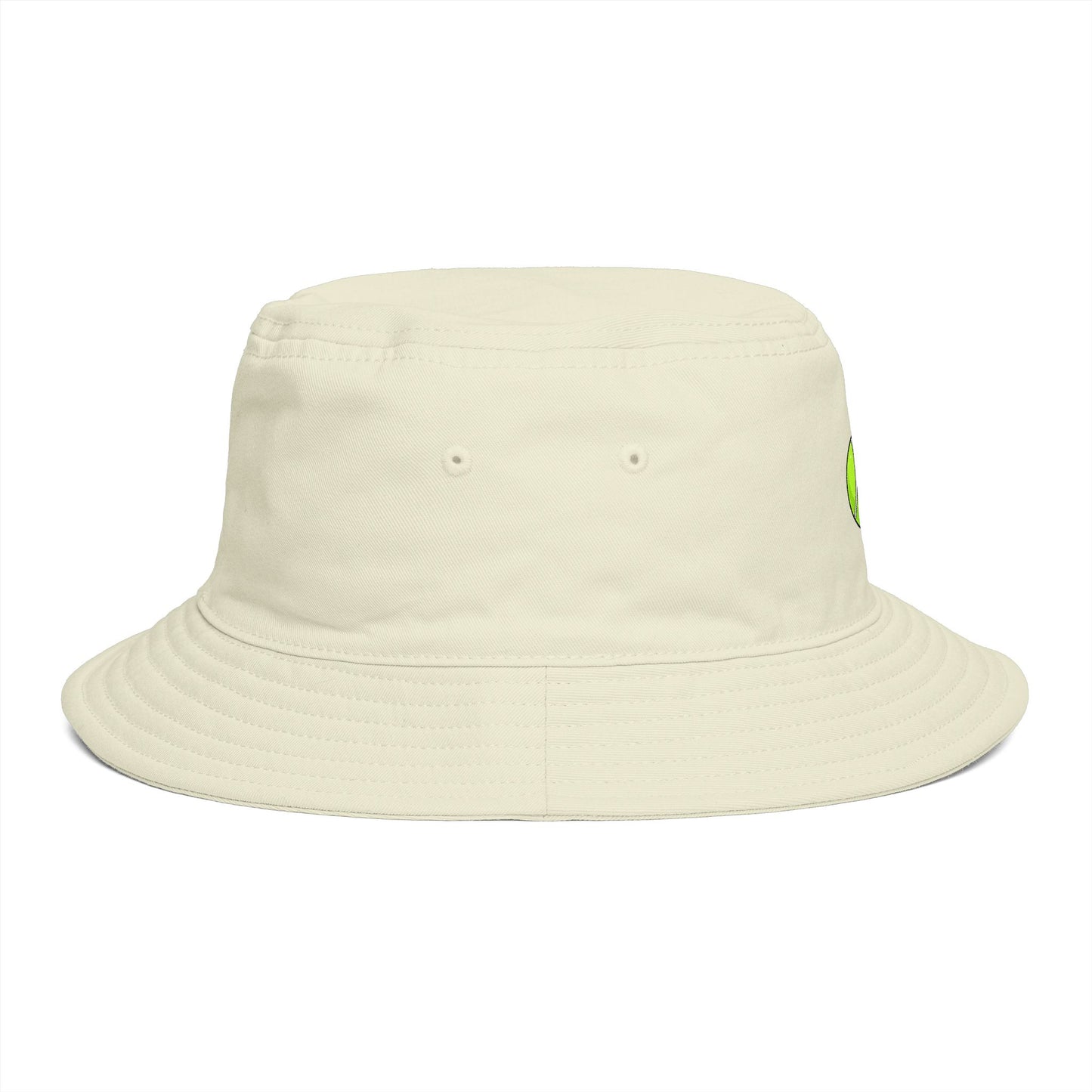 Tennis Ball Brown Bucket Hat — Retro Sport Casual Sun Hat
