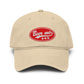 Beer Me Baseball Cap — Vintage Washed Hat with Red Patch