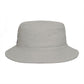 Brown Bucket Hat with Cute White Cat Embroidery — Casual Cat Lover Accessory
