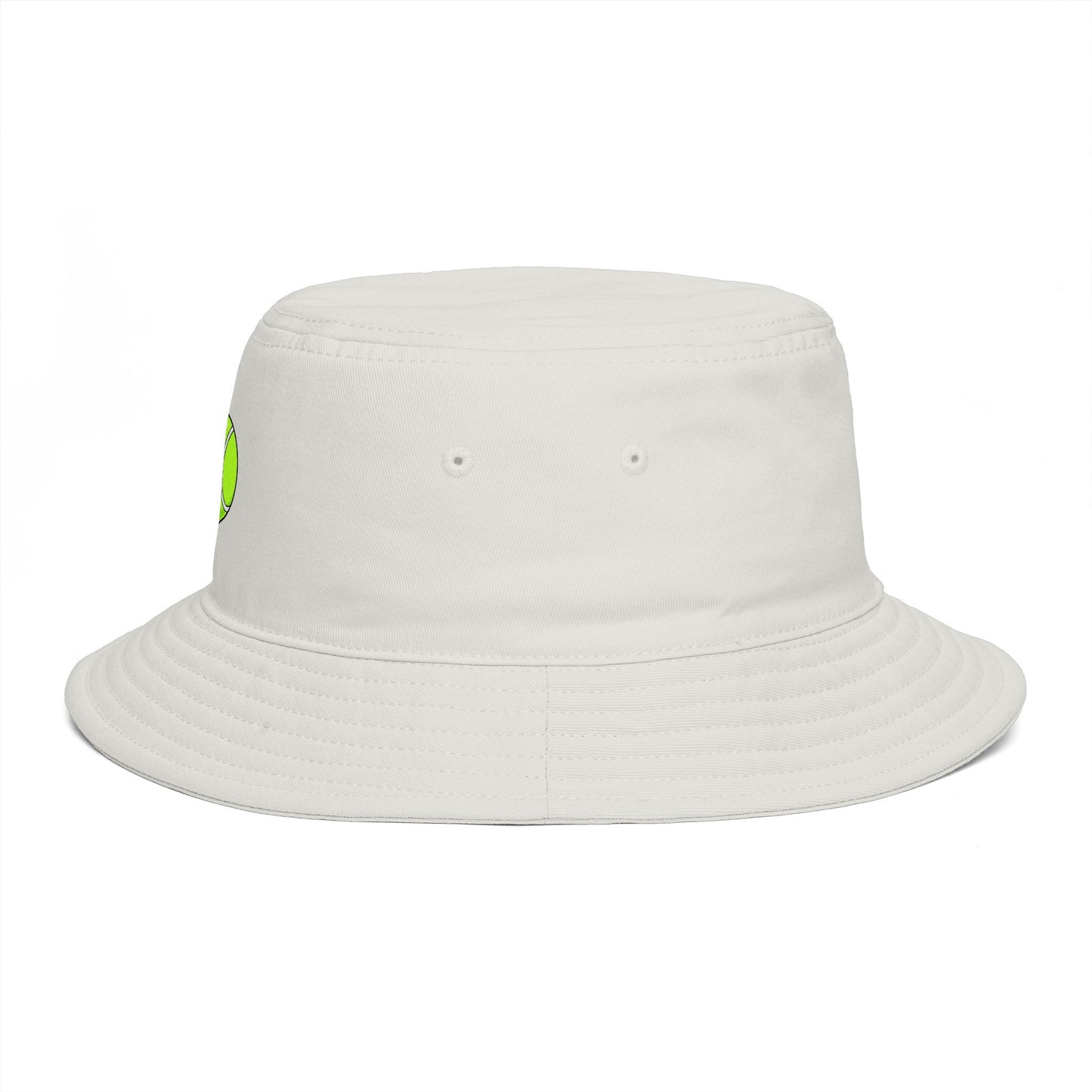 Tennis Ball Brown Bucket Hat — Retro Sport Casual Sun Hat Hats Printify