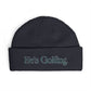 He's Golfing Cuff Beanie — Embroidered Golf Lover Knit Hat
