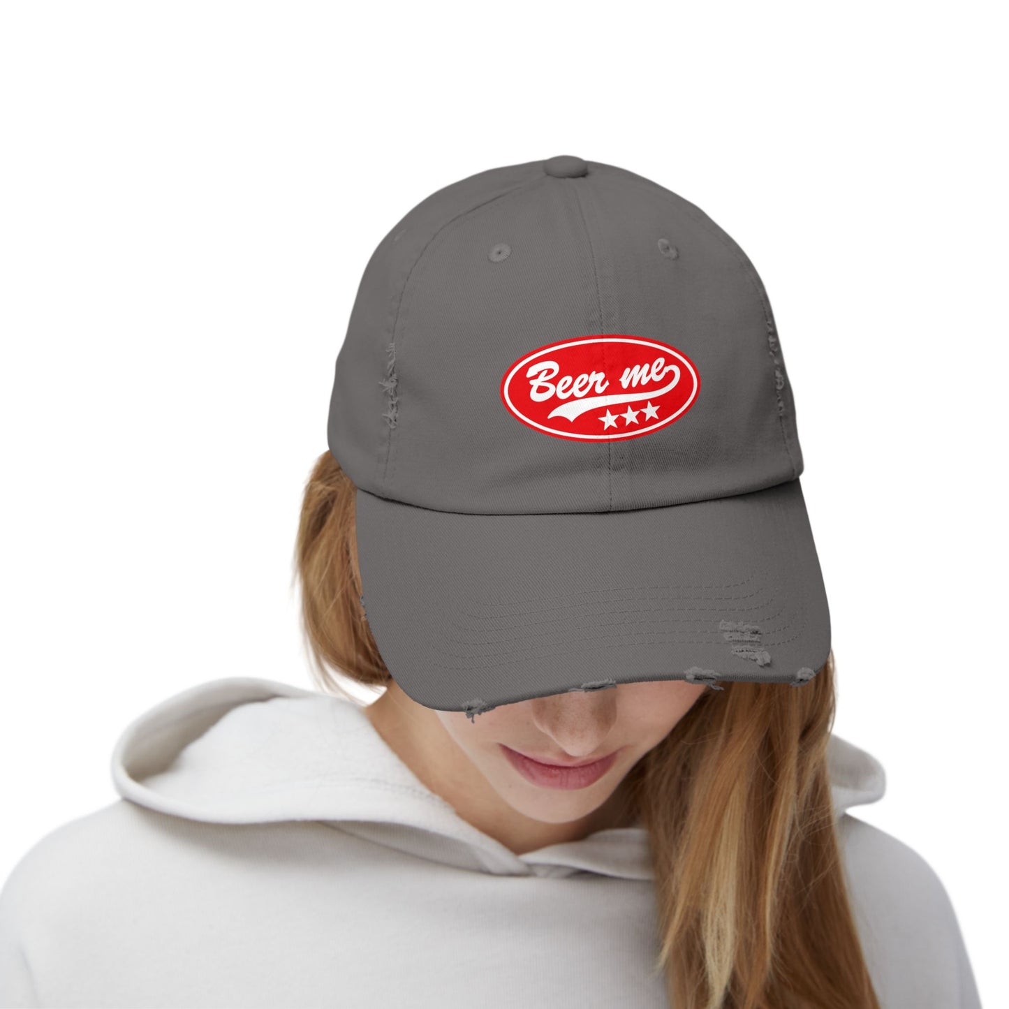 Beer Me Distressed Cap – Retro Patch Beer Hat for Brewers & Bar Fans