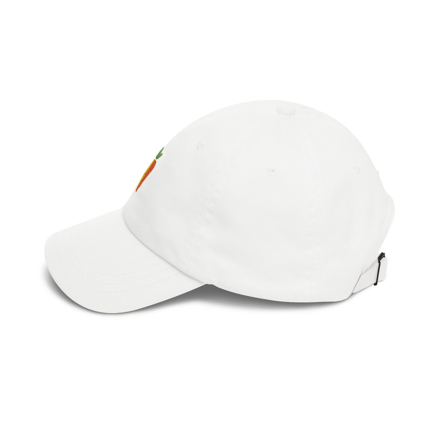 Carrot Embroidered Dad Cap — Minimal Vegetable Baseball Hat Hats Printify