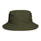 Autumn Leaf Bucket Hat — Brown Fall Outdoor Sun Hat
