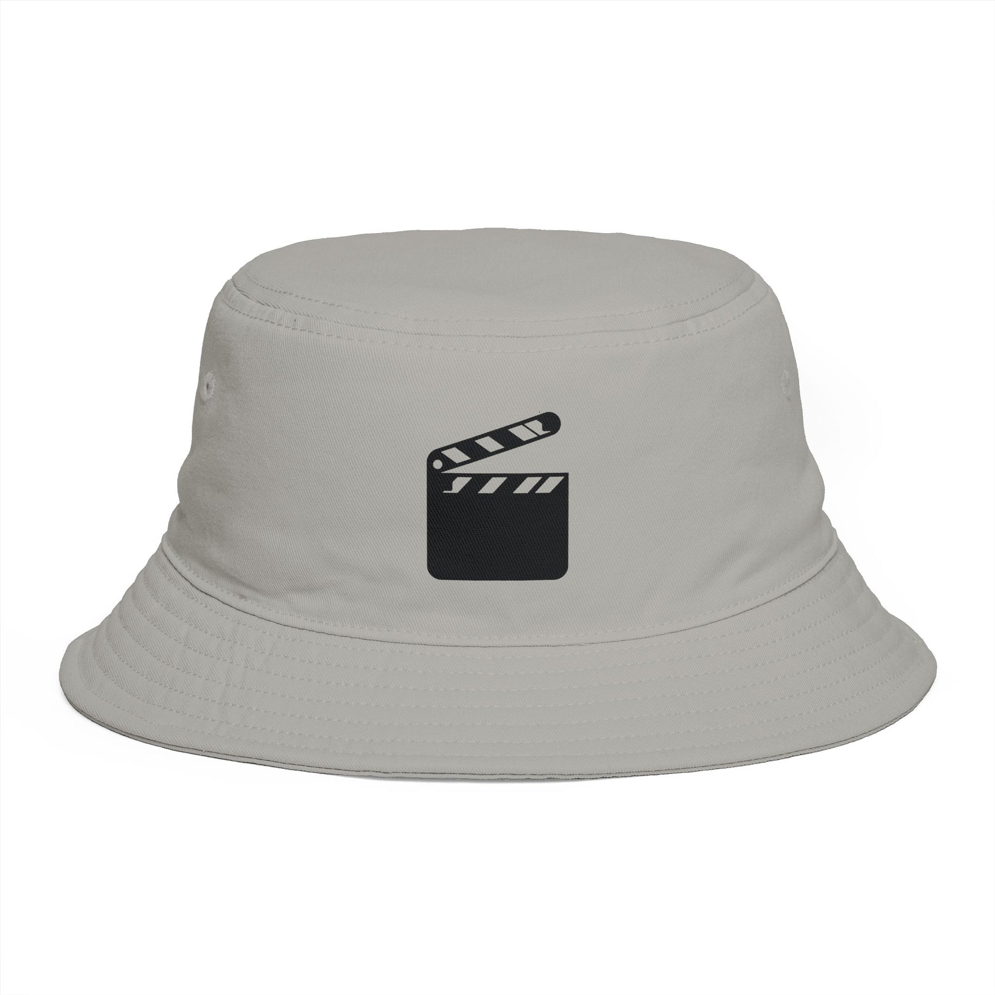 Film Director Bucket Hat - Clapperboard Logo Casual Bucket Hat Hats Printify One size Storm