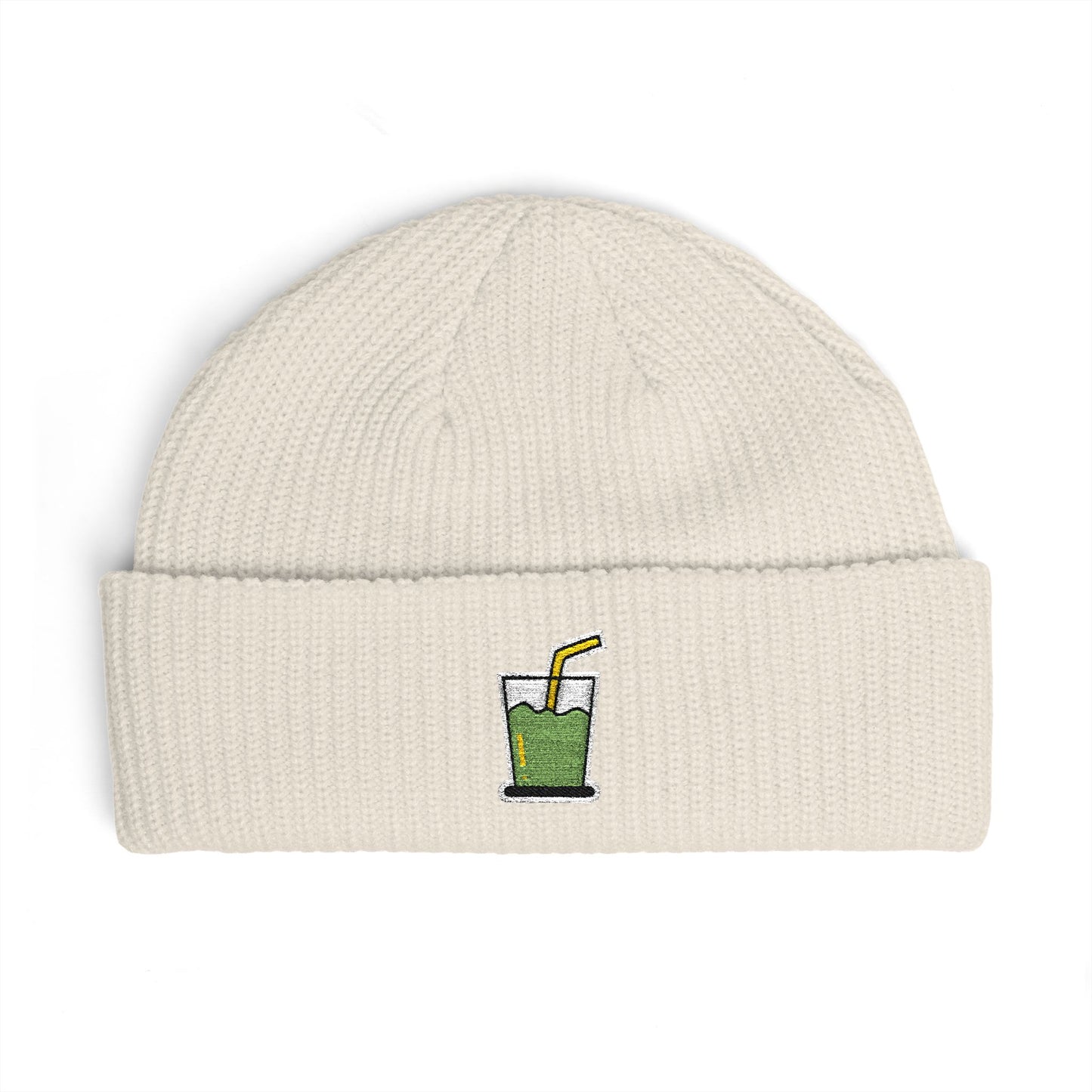 Cuff Beanie Hats Printify One size Ecru