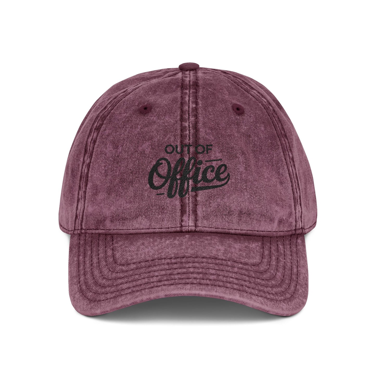 Vintage Cap (Embroidery) Hats Printify One size Maroon