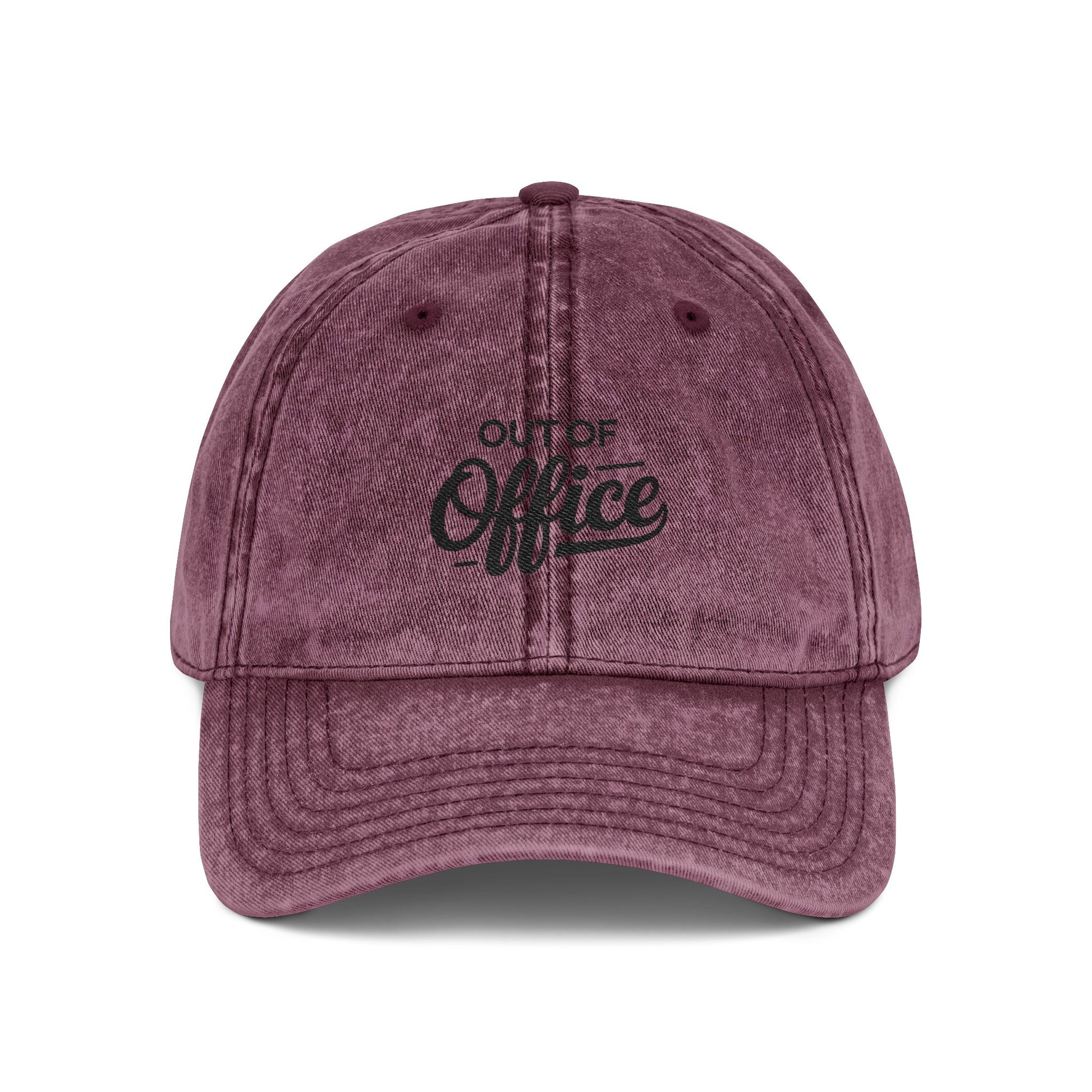 Vintage Cap (Embroidery) Hats Printify One size Maroon