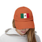 Mexico Flag Distressed Cap — Vintage Mexican Flag Dad Hat Hats Printify