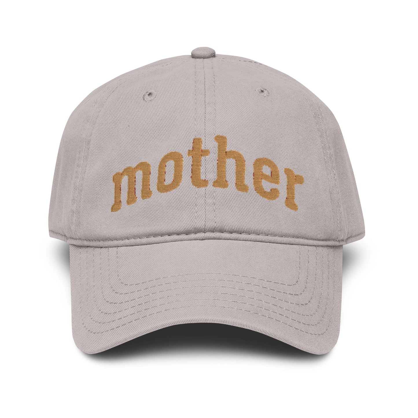 Mother Glitter Washed Baseball Cap — Sparkle Mom Hat for Mother's Day & Gifts
