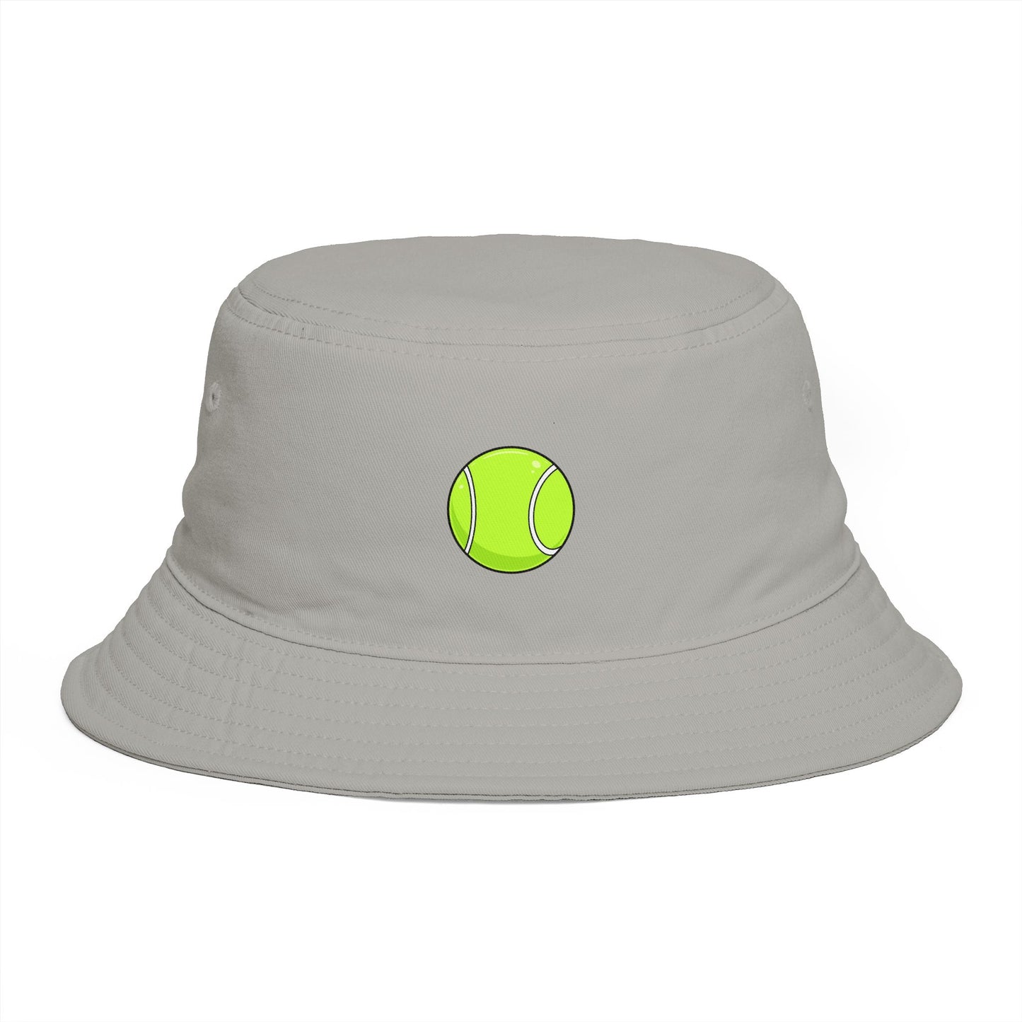 Tennis Ball Brown Bucket Hat — Retro Sport Casual Sun Hat Hats Printify One size Storm