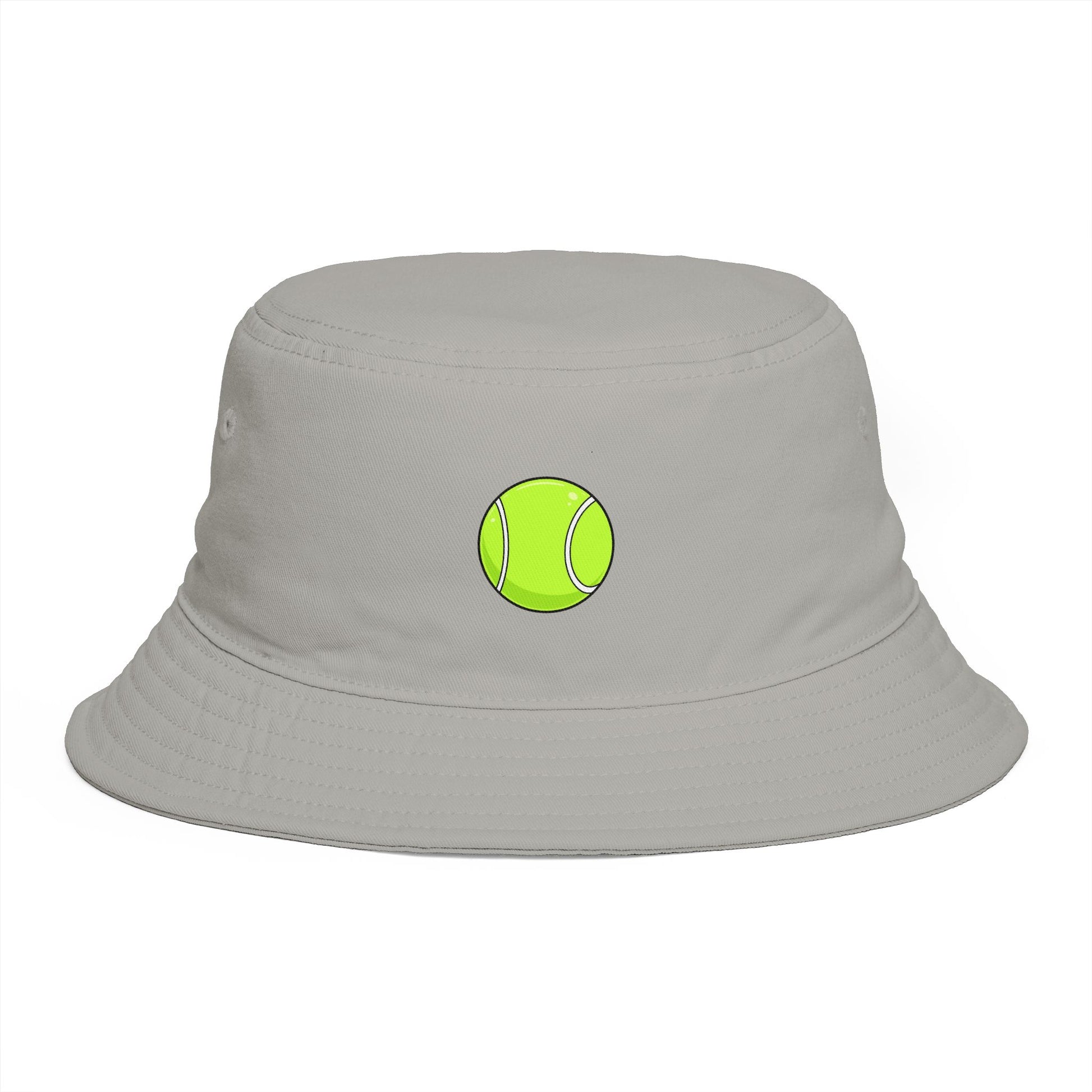 Tennis Ball Brown Bucket Hat — Retro Sport Casual Sun Hat Hats Printify One size Storm