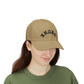 Dad Cap – 'DRUNK' Arch Embroidered White Baseball Hat