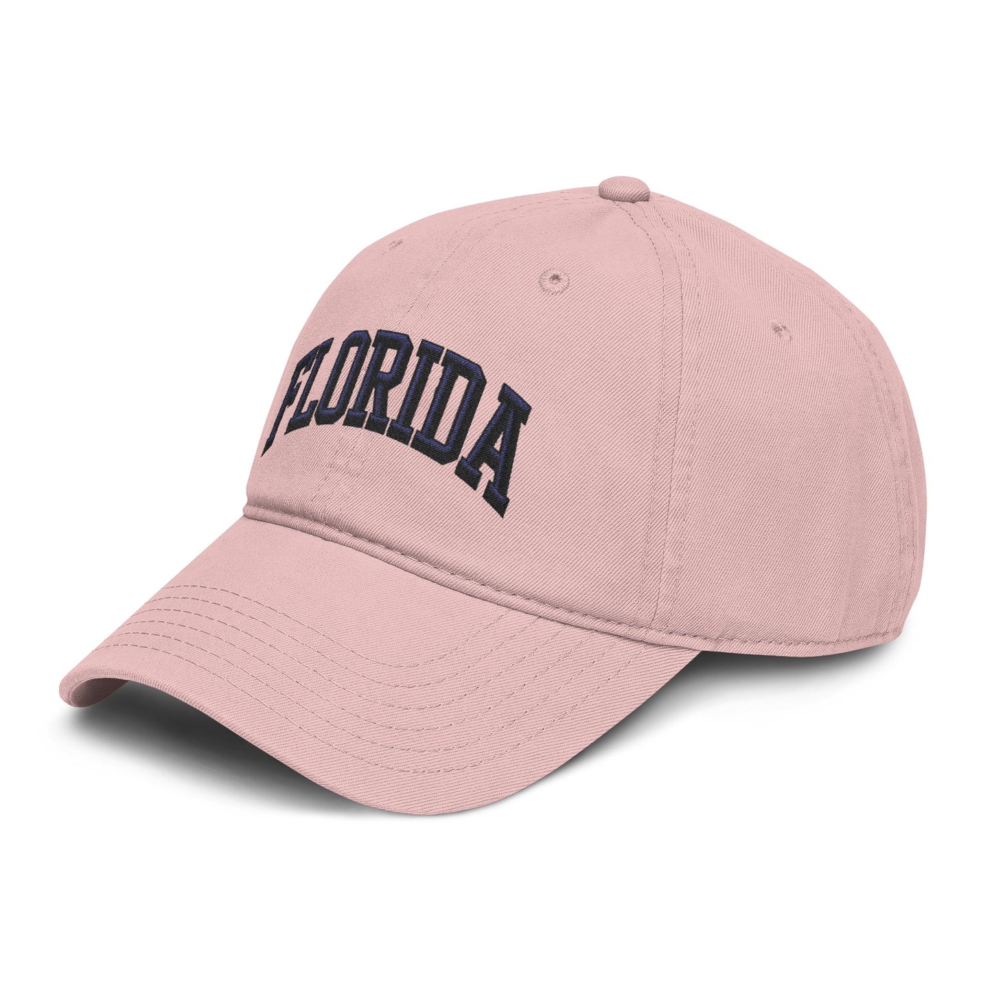 Florida Embroidered Washed Baseball Cap