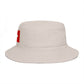 Swiss Cross Brown Bucket Hat — Alpine Flag Patch Sun Hat Hats Printify