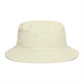 Red Pushpin Embroidered Bucket Hat - Minimal Casual Sun Hat Hats Printify