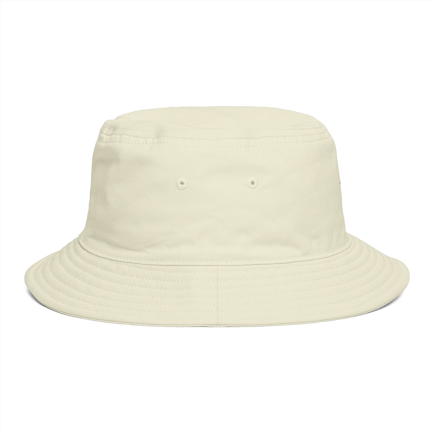 Red Pushpin Embroidered Bucket Hat - Minimal Casual Sun Hat Hats Printify