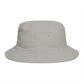 Tennis Ball Brown Bucket Hat — Retro Sport Casual Sun Hat