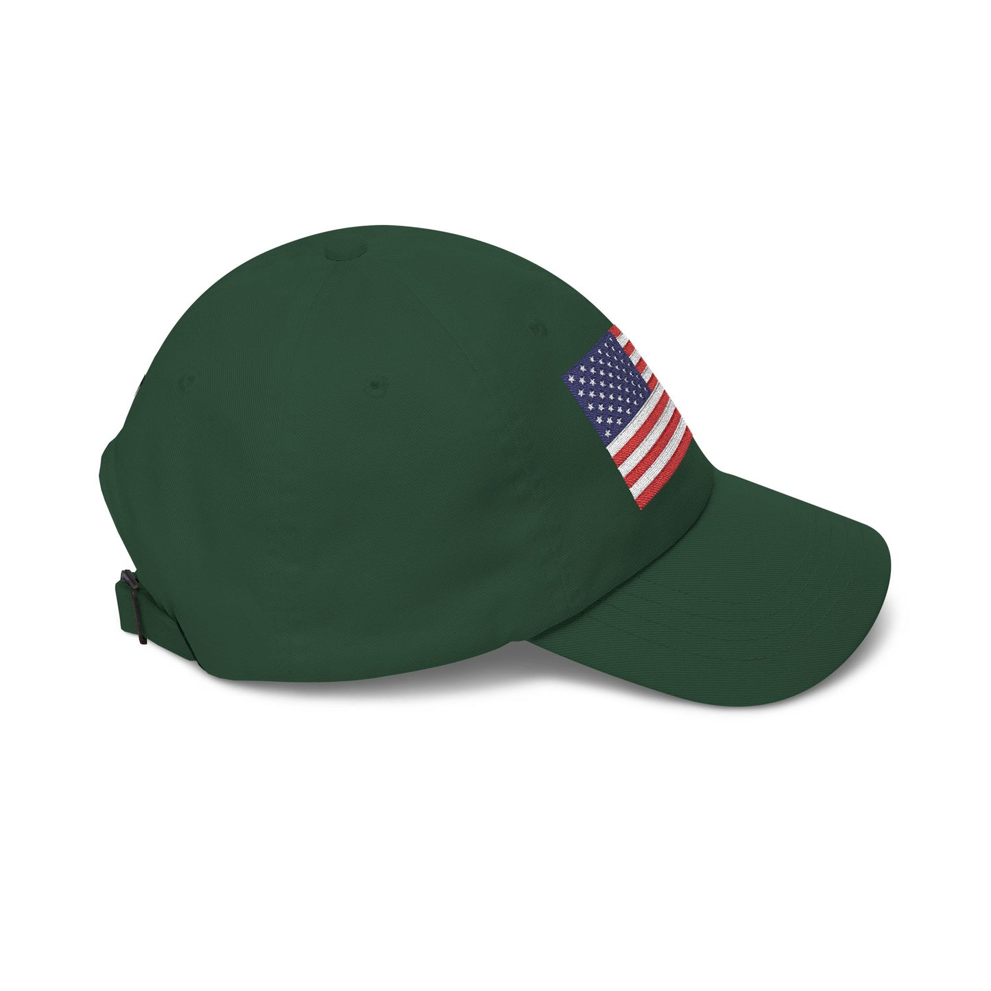 American Flag Dad Cap — Embroidered USA Baseball Hat for 4th of July