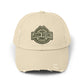 Distressed John Deere Logo Cap — Vintage Farm Equipment Baseball Hat Hats Printify Stone One size