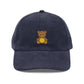 Corduroy Teddy Bear Embroidered Cap Hats Printify Navy Blue One size